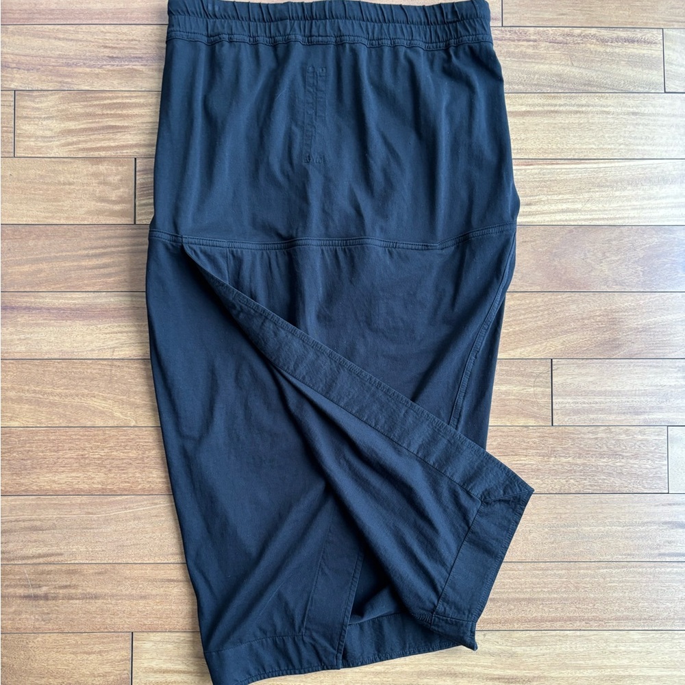 Rick Owens DRKSHDW drawstring skirt Black Soft Short Pillar Skirt - Picture 4 of 11